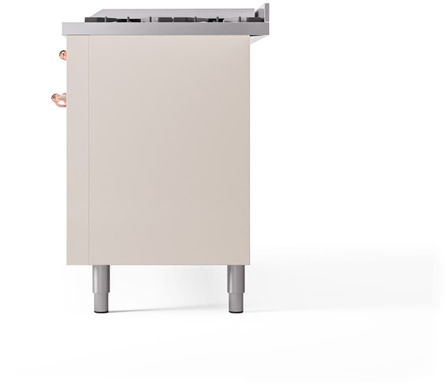 Ilve UP60FQNMPAWPLP Antique White With Copper Trim, Lp