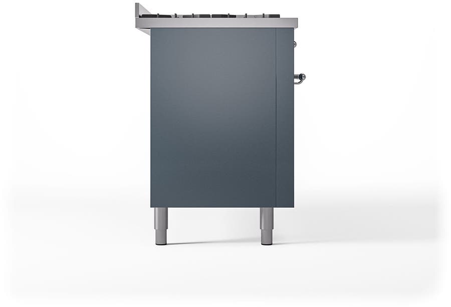 Ilve UP60FQNMPBGC Blue Grey With Chrome Trim