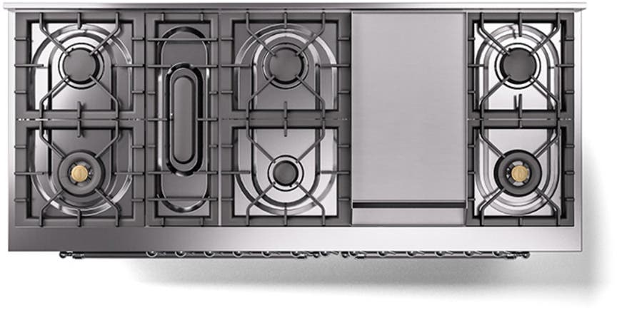 Ilve UP60FQNMPBKCLP Glossy Black With Chrome Trim, Lp