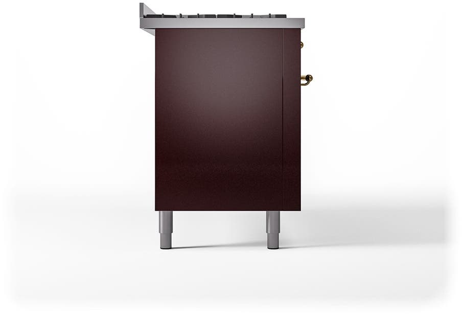 Ilve UP60FQNMPBUGLP Burgundy With Brass Trim, Lp