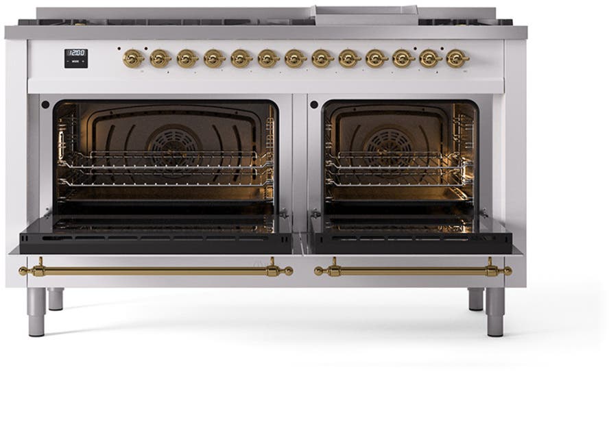 Ilve UP60FQNMPRAG Ral Custom Color With Brass Knobs