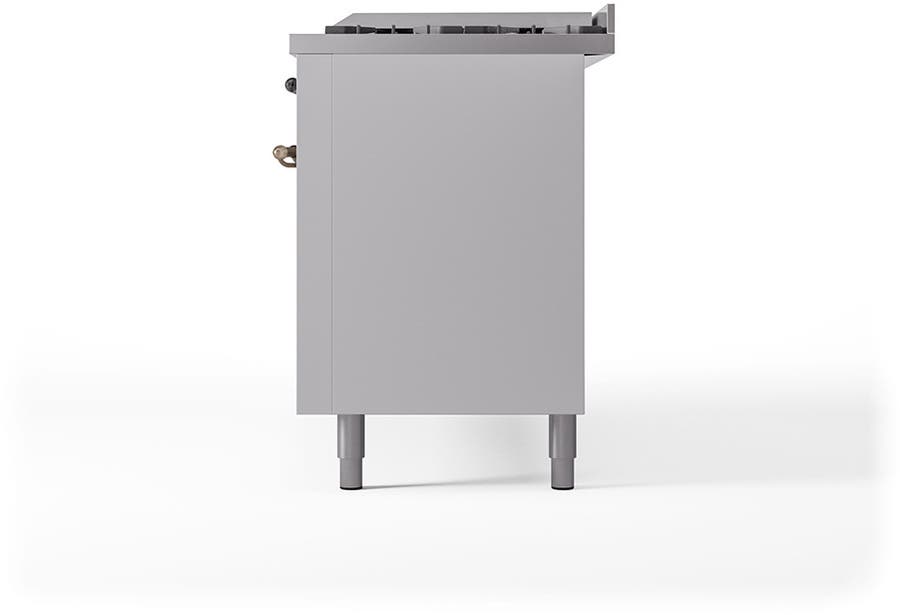 Ilve UP60FQNMPWHBLP White With Bronze Trim, Lp