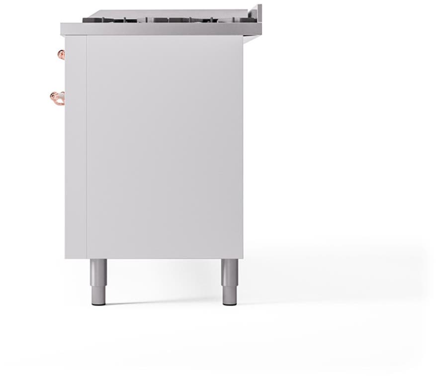Ilve UP60FQNMPWHPLP White With Copper Trim, Lp