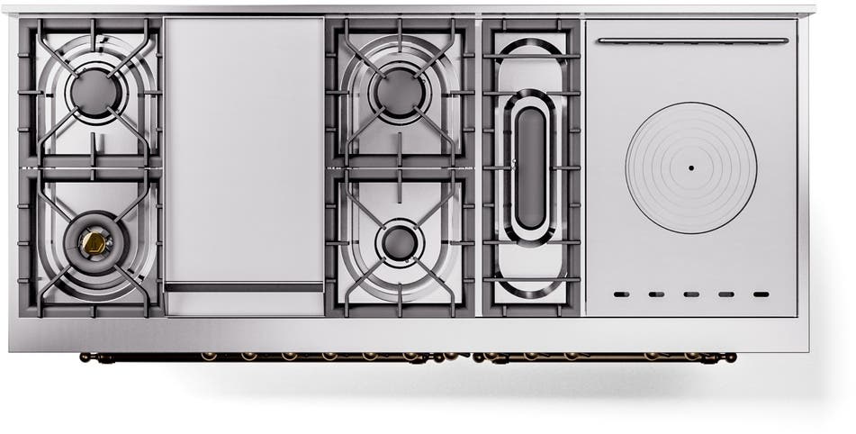 Ilve UP60FSNMPAWBLP Antique White With Bronze Trim, Lp