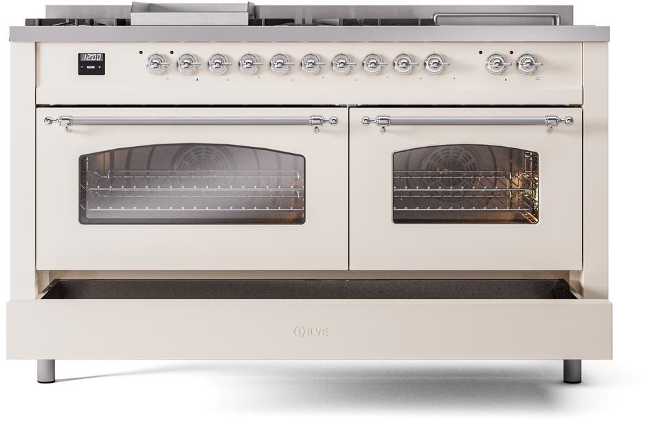 Ilve UP60FSNMPAWC Antique White Chrome