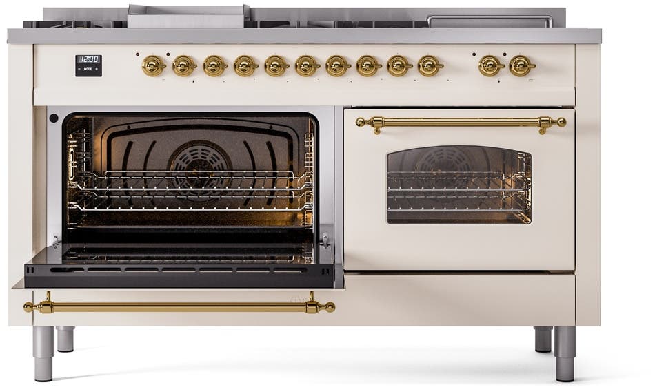Ilve UP60FSNMPAWG Antique White Brass