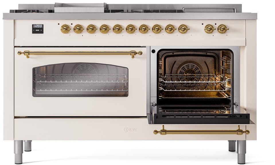 Ilve UP60FSNMPAWG Antique White Brass