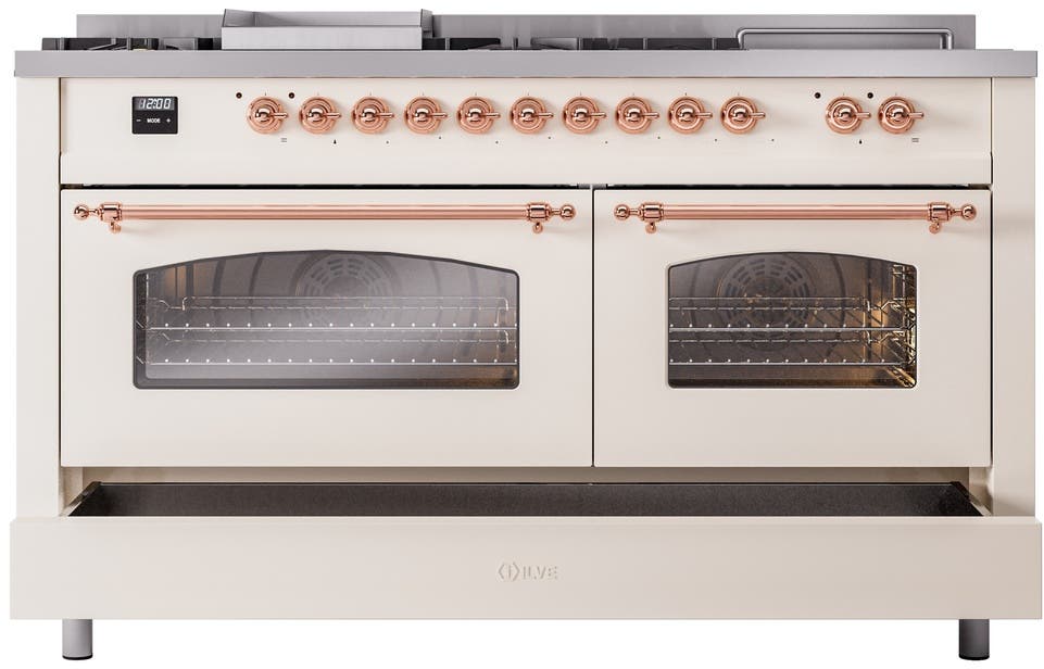 Ilve UP60FSNMPAWP Antique White Copper