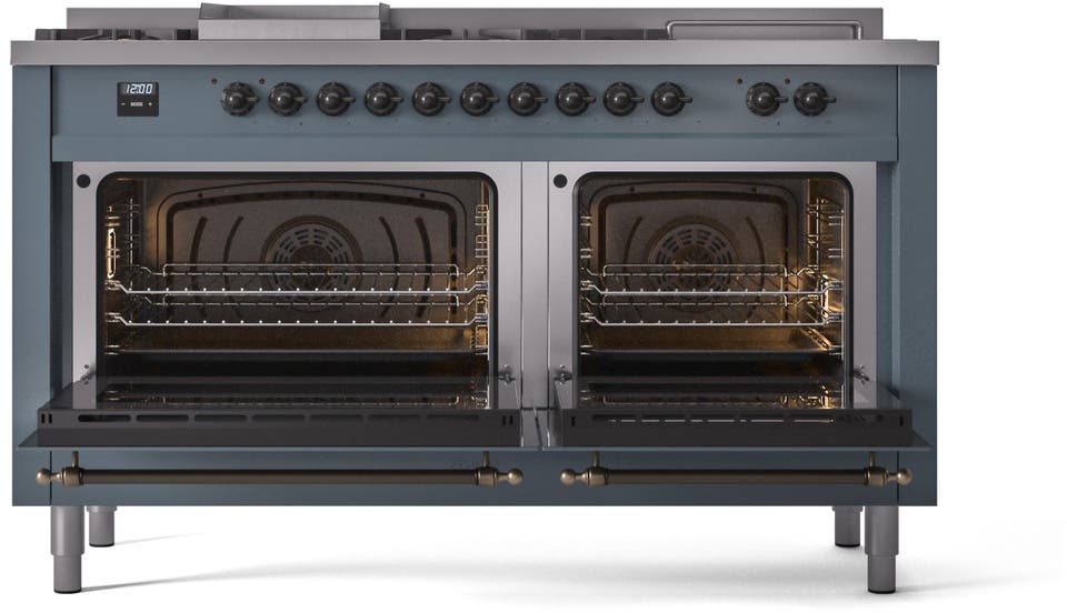 Ilve UP60FSNMPBGBLP Blue Grey With Bronze Trim, Lp