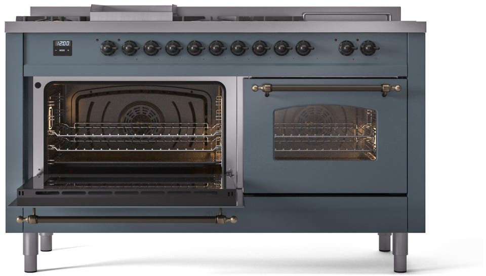Ilve UP60FSNMPBGBLP Blue Grey With Bronze Trim, Lp
