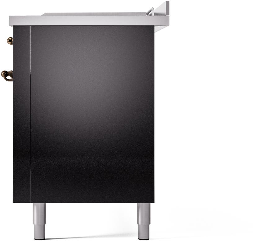 Ilve UP60FSNMPBKBLP Glossy Black With Bronze Trim, Lp