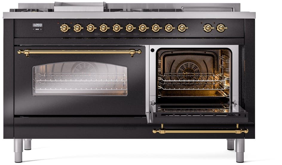 Ilve UP60FSNMPBKG Black Brass