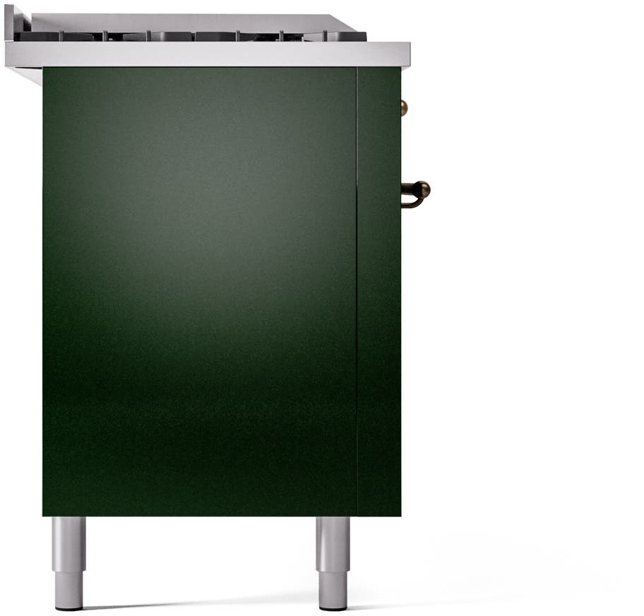 Ilve UP60FSNMPEGBLP Emerald Green With Bronze Trim, Lp