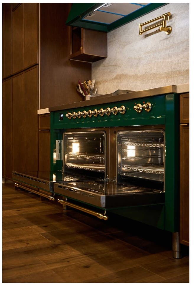 Ilve UP60FSNMPEGG Emerald Green Brass