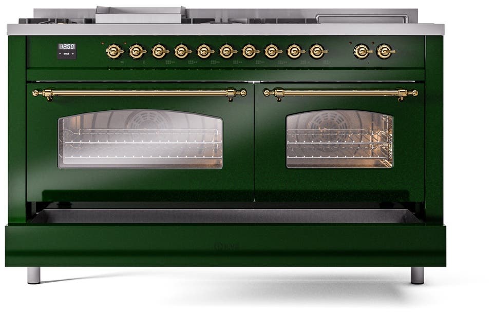 Ilve UP60FSNMPEGG Emerald Green Brass