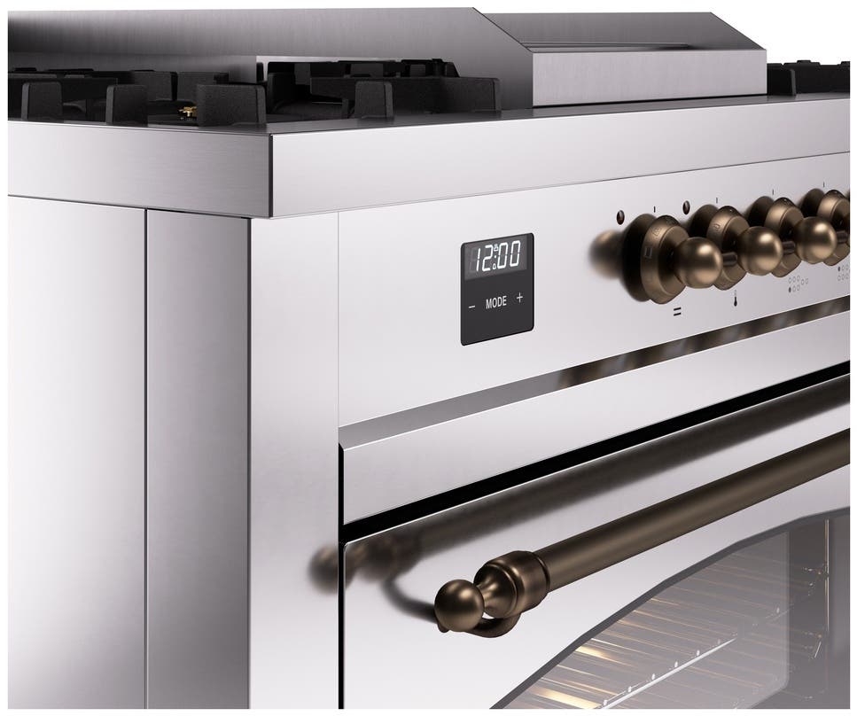 Ilve UP60FSNMPSSB Stainless Steel Burnt