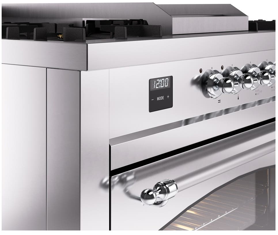 Ilve UP60FSNMPSSCLP Stainless Steel With Chrome Trim, Lp