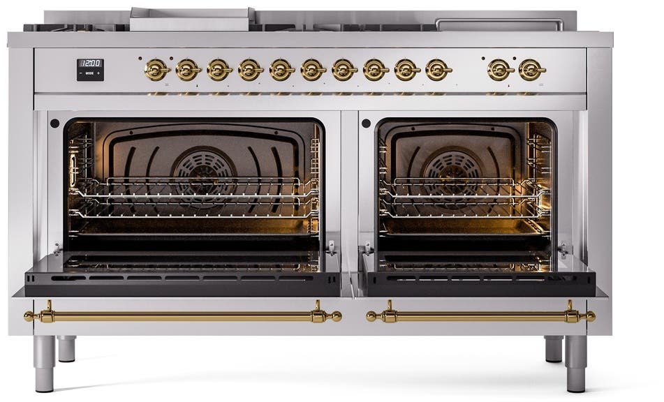 Ilve UP60FSNMPSSG Stainless Steel Brass