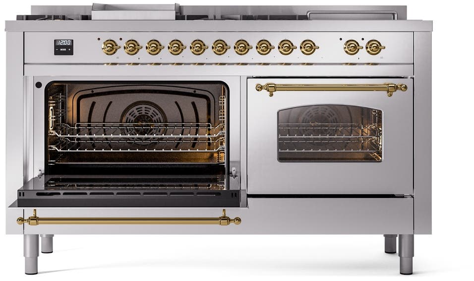 Ilve UP60FSNMPSSG Stainless Steel Brass