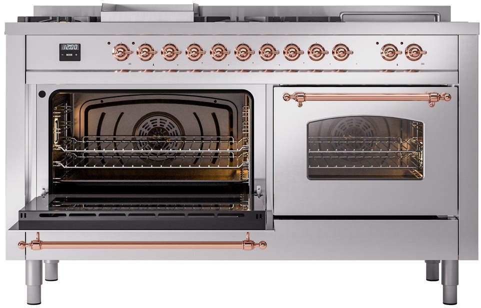 Ilve UP60FSNMPSSPLP Stainless Steel With Copper Trim, Lp