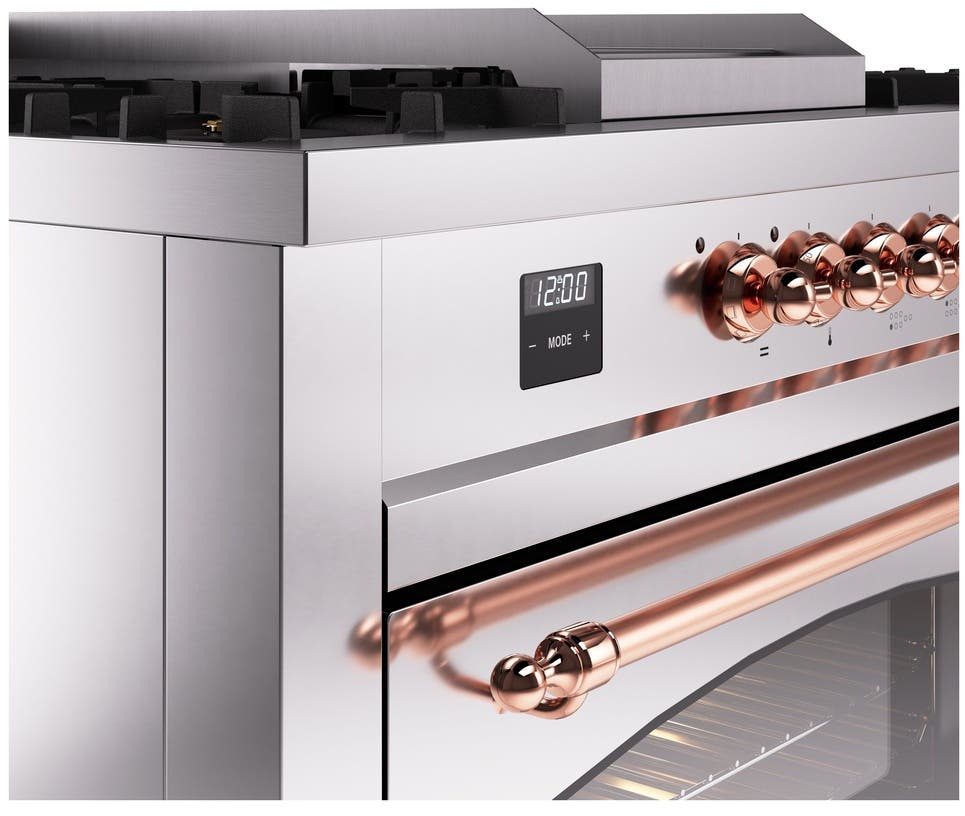 Ilve UP60FSNMPSSPLP Stainless Steel With Copper Trim, Lp