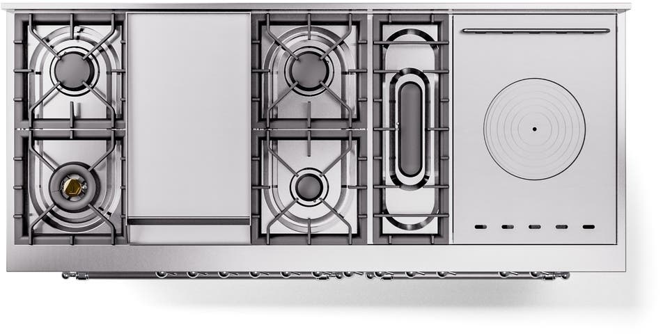 Ilve UP60FSNMPWHCLP White With Chrome Trim, Lp