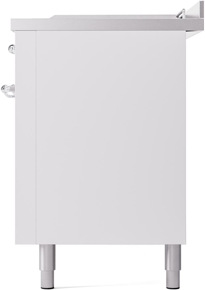 Ilve UP60FSNMPWHCLP White With Chrome Trim, Lp
