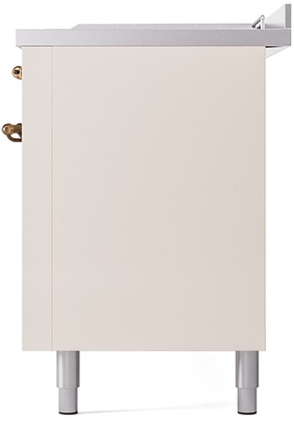 Ilve UP60FSQNMPAWBLP Antique White With Bronze Trim, Lp