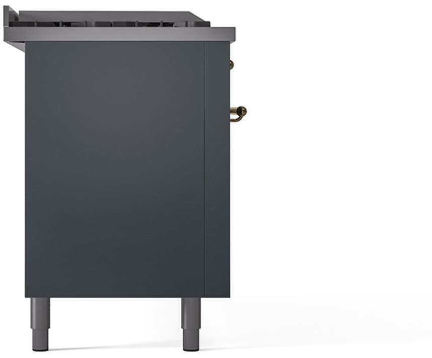 Ilve UP60FSQNMPBGG Blue Grey With Brass Trim