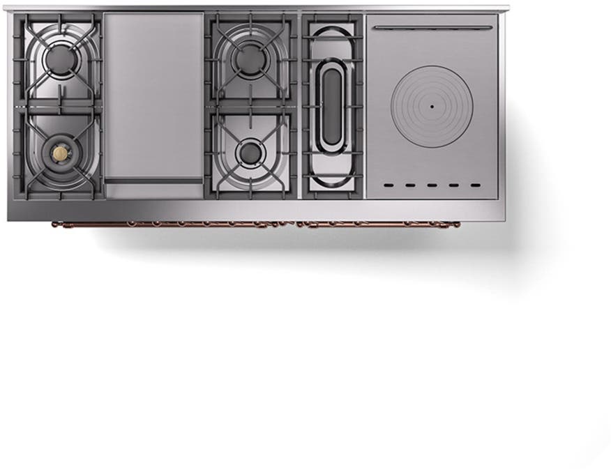 Ilve UP60FSQNMPBGP Blue Grey With Copper Trim