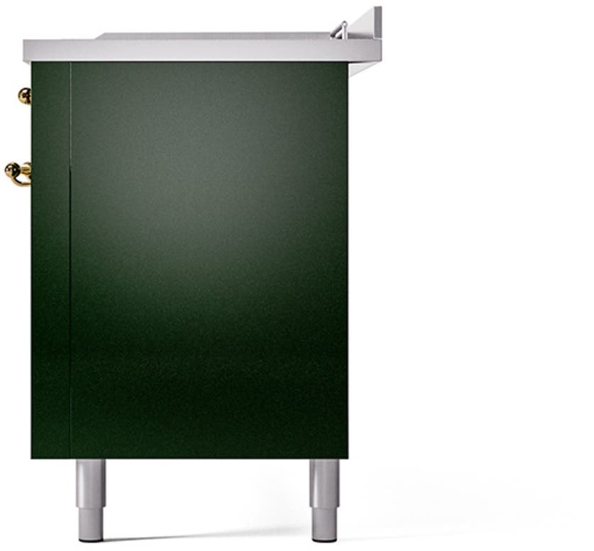 Ilve UP60FSQNMPEGG Emerald Green With Brass Trim