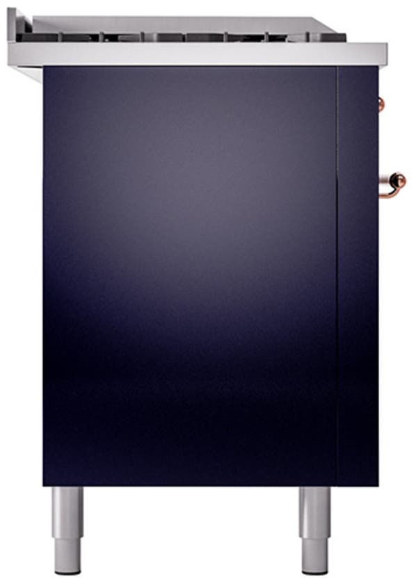 Ilve UP60FSQNMPMBPLP Midnight Blue With Copper Trim, Lp