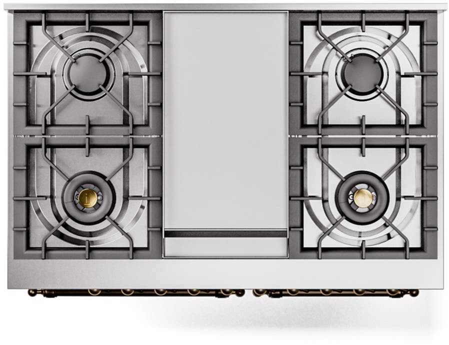 Ilve UPD40FNMPAWBLP Antique White With Bronze Trim, Lp