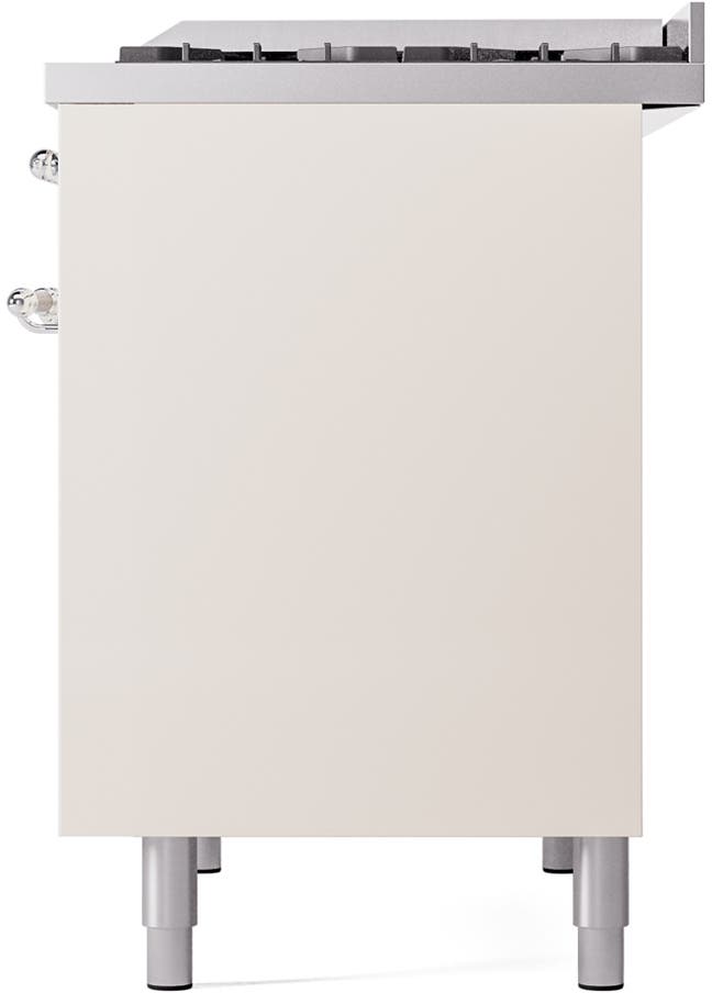 Ilve UPD40FNMPAWCLP Antique White With Chrome Trim, Lp