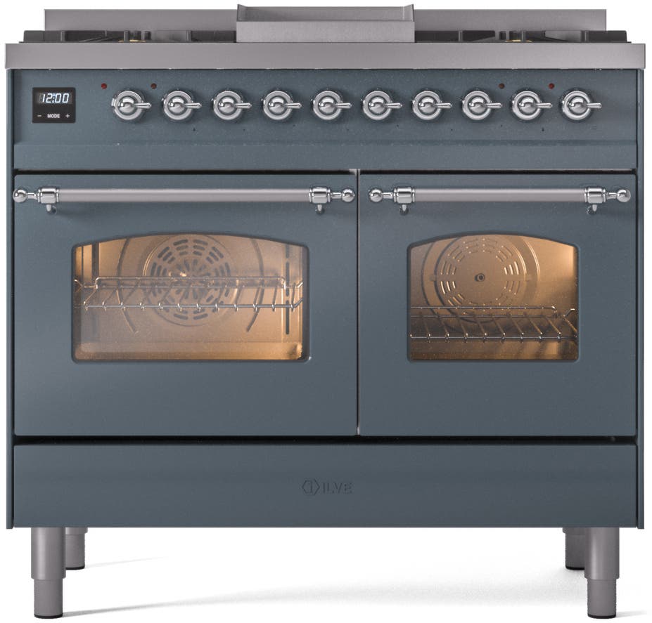 Ilve UPD40FNMPBGC Blue Grey Chrome