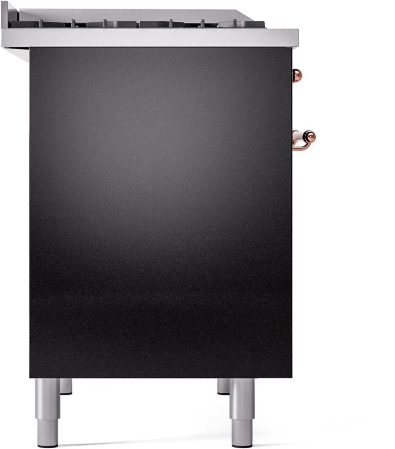Ilve UPD40FNMPBKPLP Glossy Black With Copper Trim, Lp