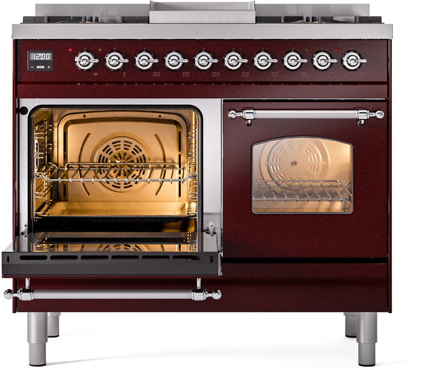 Ilve UPD40FNMPBUC Burgundy Chrome