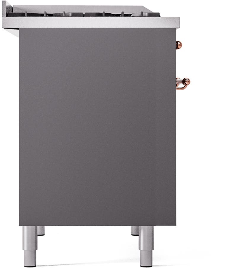 Ilve UPD40FNMPMGPLP Graphite Matte With Copper Trim, Lp