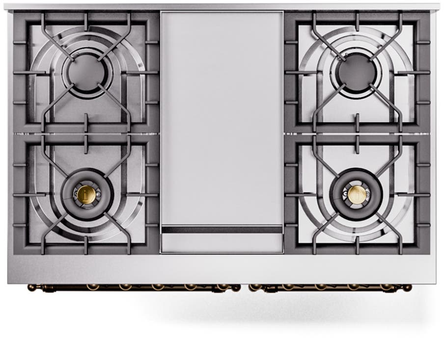 Ilve UPD40FNMPWHBLP White With Bronze Trim, Lp