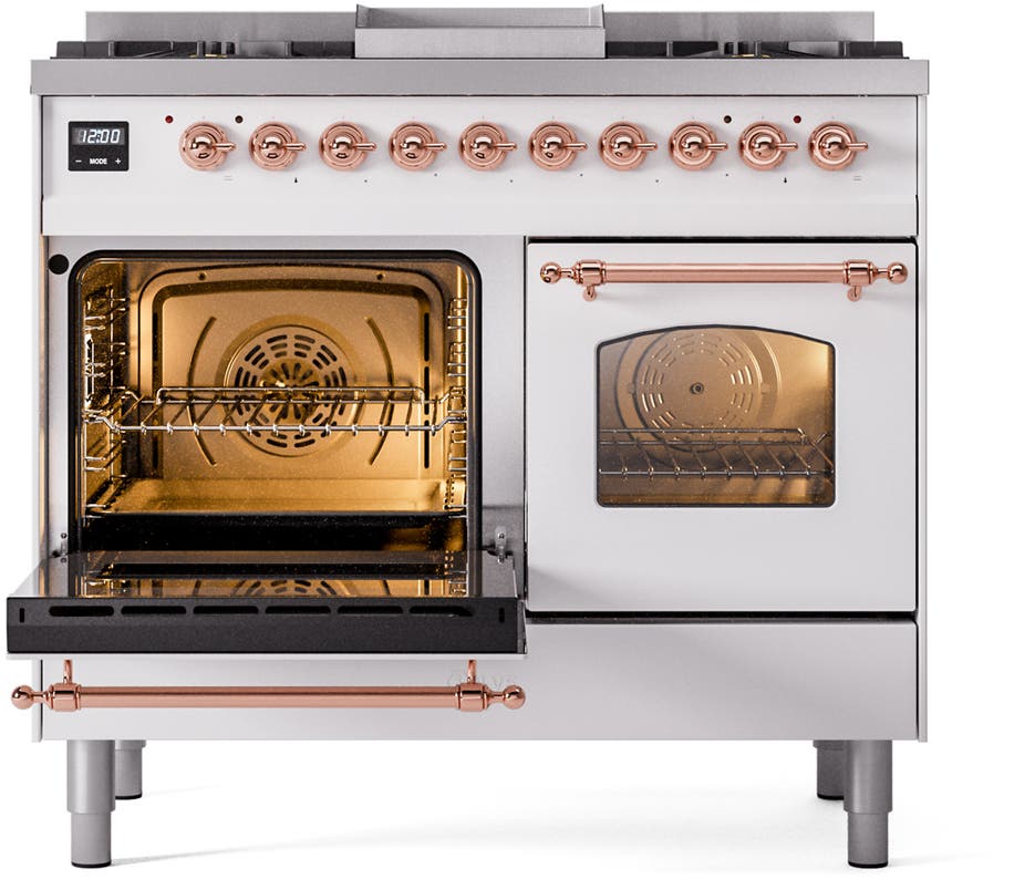 Ilve UPD40FNMPWHPLP White With Copper Trim, Lp