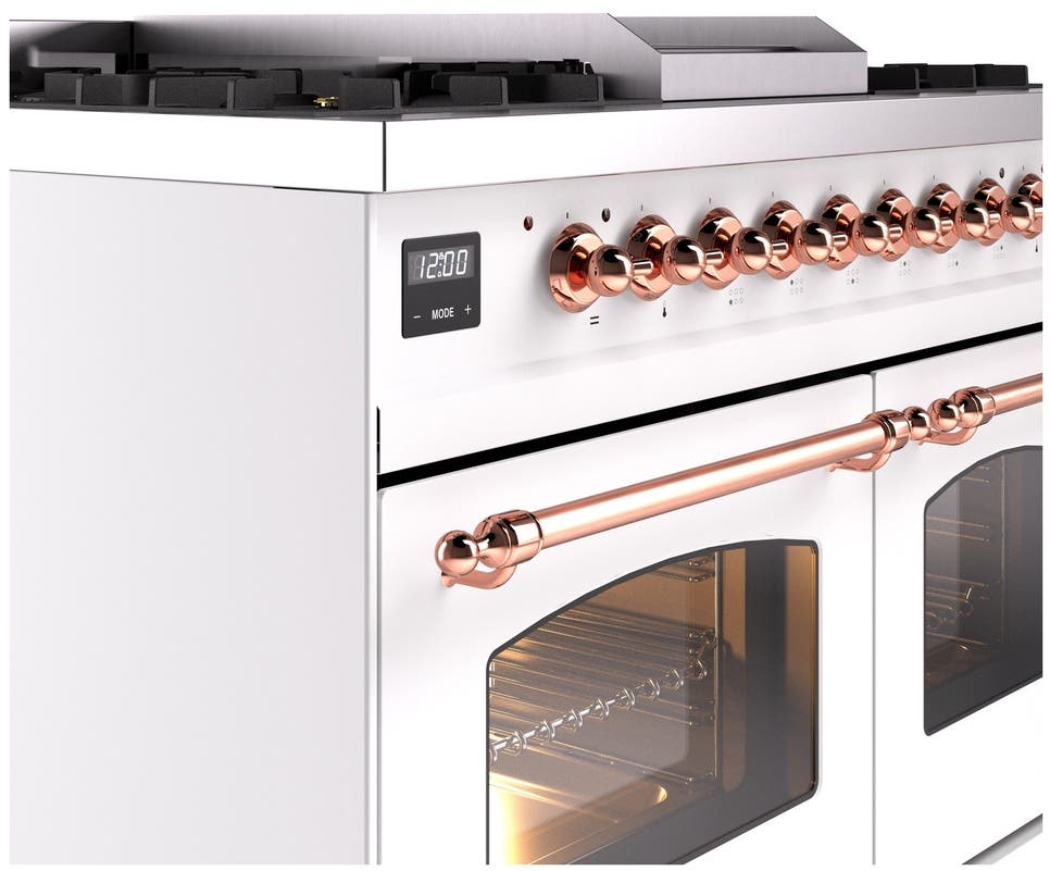 Ilve UPD40FNMPWHPLP White With Copper Trim, Lp