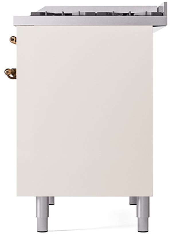 Ilve UPD40FQNMPAWBLP Antique White With Bronze Trim, Lp