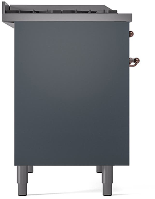 Ilve UPD40FQNMPBGPLP Blue Grey With Copper Trim, Lp