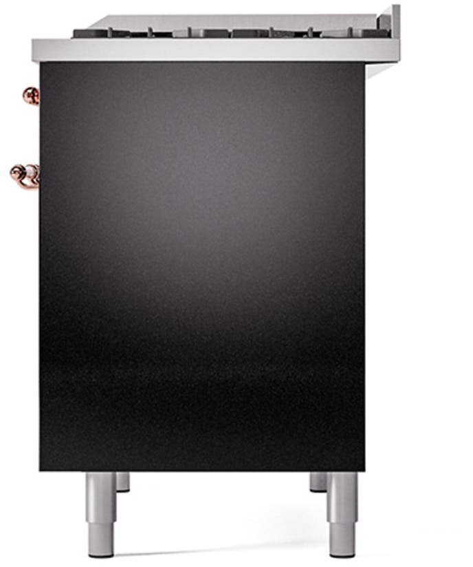 Ilve UPD40FQNMPBKP Glossy Black With Copper Trim