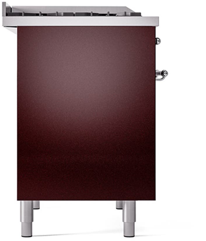 Ilve UPD40FQNMPBUC Burgundy With Chrome Trim