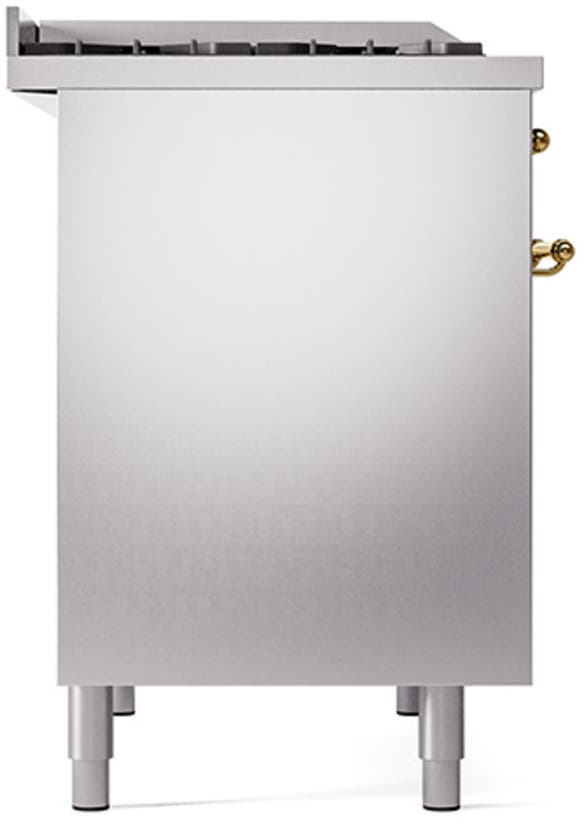 Ilve UPD40FQNMPSSGLP Stainless Steel With Brass Trim, Lp