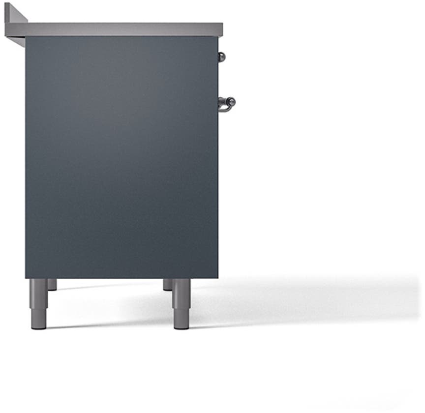 Ilve UPDI406QNMPBGC Blue Grey With Chrome Trim