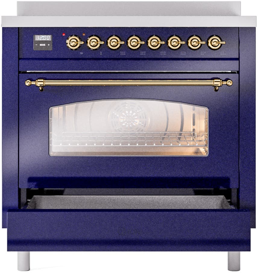Ilve UPI366NMPMBG Midnight Blue Brass