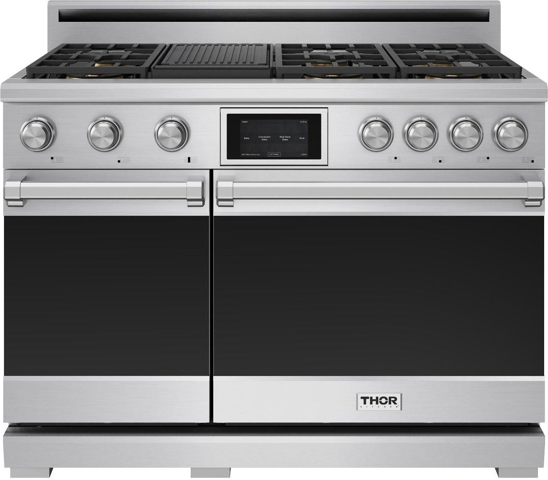 Thor XRD48E X Series 48 Inch Professional Dual Fuel Range: Natural
