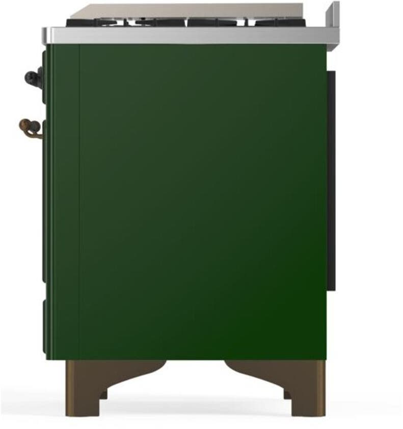 Ilve UM15FDQNS3EGB Natural Gas In Emerald Green W/ Bronze Trim